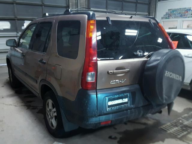 JHLRD78823C032372 - 2003 HONDA CR-V EX BROWN photo 3