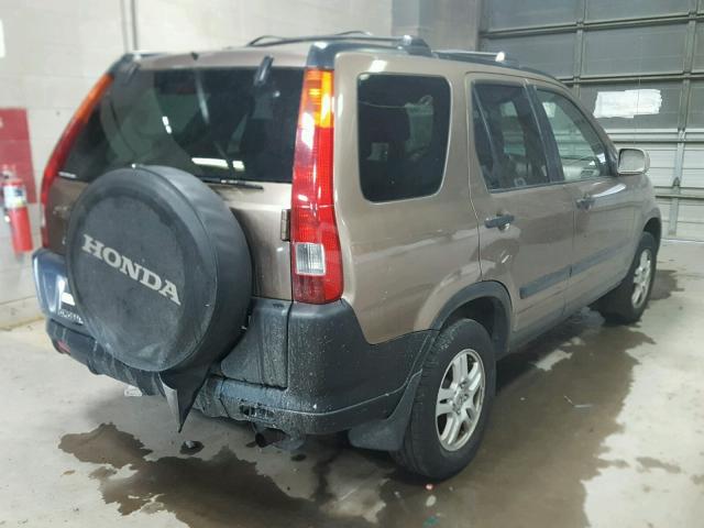 JHLRD78823C032372 - 2003 HONDA CR-V EX BROWN photo 4