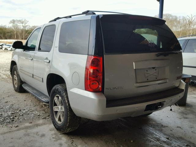 1GKS2CE09DR298325 - 2013 GMC YUKON SLT SILVER photo 3