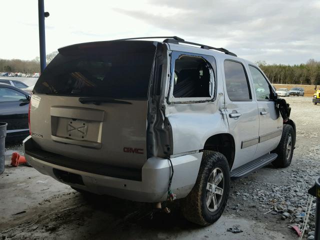 1GKS2CE09DR298325 - 2013 GMC YUKON SLT SILVER photo 4