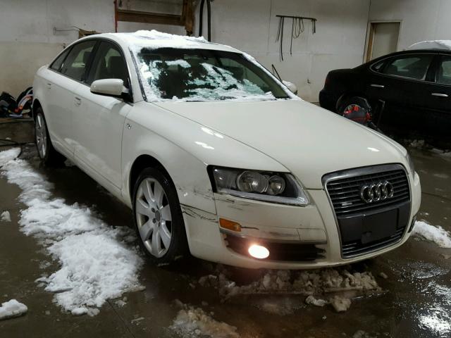 WAUDH74FX6N121404 - 2006 AUDI A6 3.2 QUA WHITE photo 1