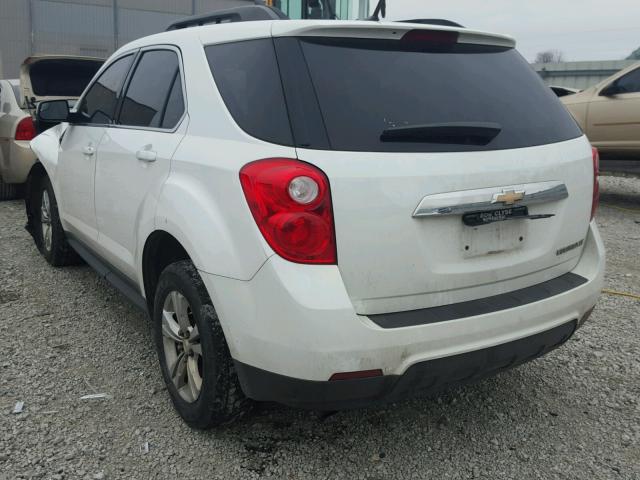 2GNALDEK4C6334239 - 2012 CHEVROLET EQUINOX LT WHITE photo 3