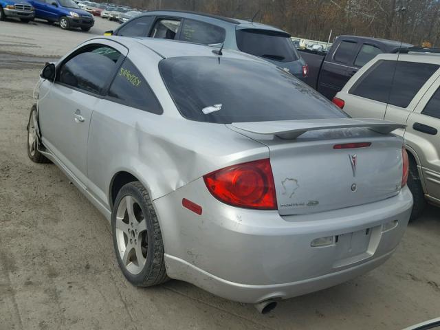 1G2AN18B587114374 - 2008 PONTIAC G5 GT SILVER photo 3