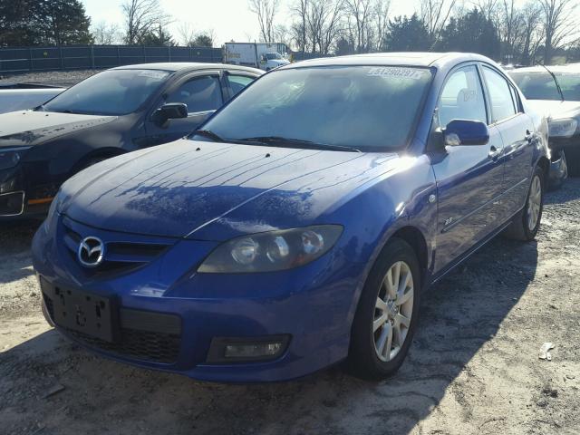 JM1BK123671650021 - 2007 MAZDA 3 S BLUE photo 2