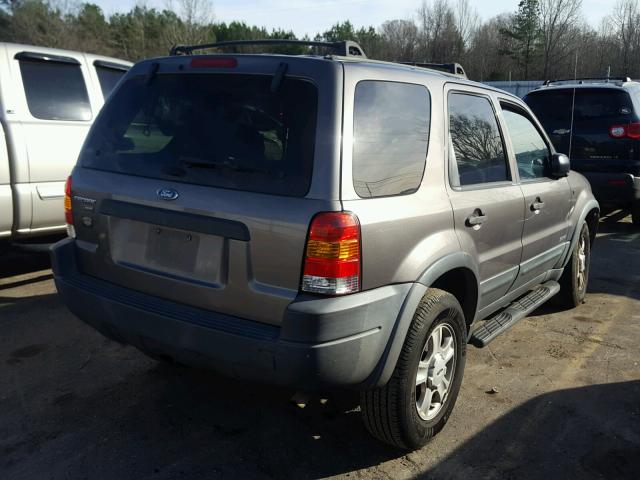 1FMYU03122KB64459 - 2002 FORD ESCAPE XLT GRAY photo 4