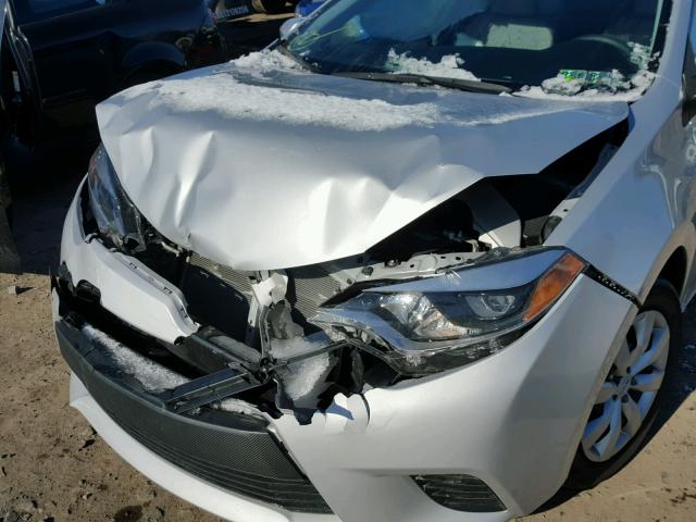 2T1BURHEXEC217487 - 2014 TOYOTA COROLLA L SILVER photo 9