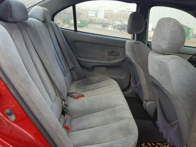 KMHDN46D26U216515 - 2006 HYUNDAI ELANTRA GL RED photo 6