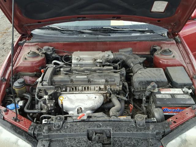 KMHDN46D26U216515 - 2006 HYUNDAI ELANTRA GL RED photo 7