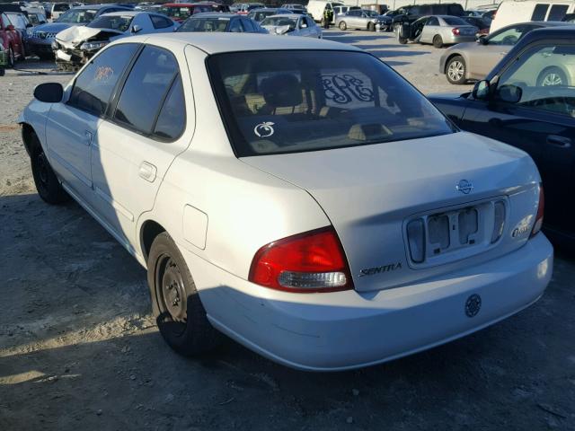 3N1CB51DXYL300250 - 2000 NISSAN SENTRA BAS WHITE photo 3