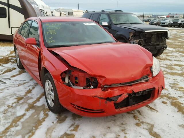 2G1WA5EK7A1232124 - 2010 CHEVROLET IMPALA LS RED photo 1