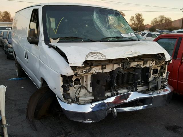 1FTNE24L19DA55568 - 2009 FORD ECONOLINE WHITE photo 1