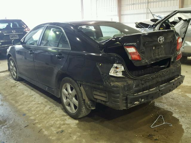 4T1BE46K29U815120 - 2009 TOYOTA CAMRY BASE BLACK photo 3