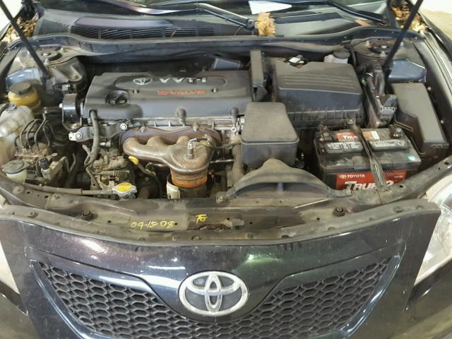 4T1BE46K29U815120 - 2009 TOYOTA CAMRY BASE BLACK photo 7