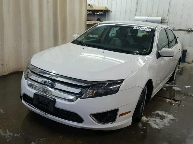 3FAHP0JG0CR139176 - 2012 FORD FUSION SEL WHITE photo 2