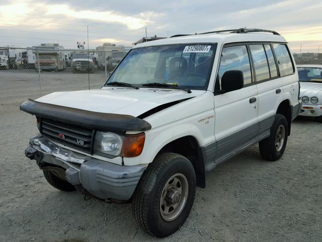 JA4MR41H5SJ012297 - 1995 MITSUBISHI MONTERO LS WHITE photo 2