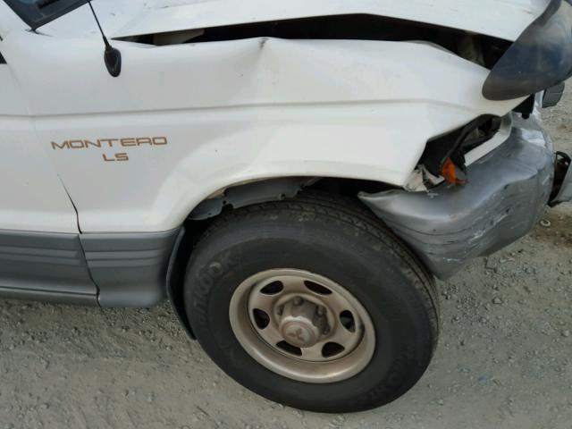 JA4MR41H5SJ012297 - 1995 MITSUBISHI MONTERO LS WHITE photo 9