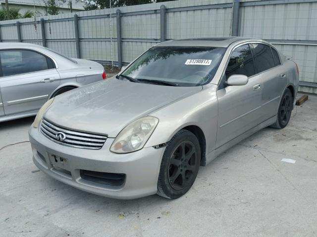 JNKCV51E73M324841 - 2003 INFINITI G35 TAN photo 2