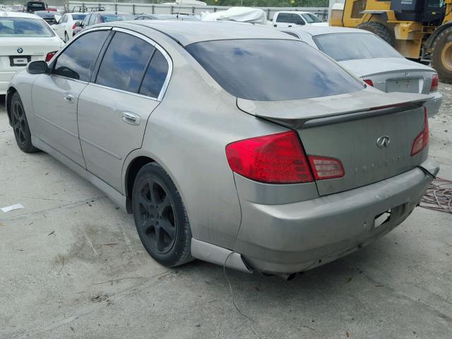 JNKCV51E73M324841 - 2003 INFINITI G35 TAN photo 3