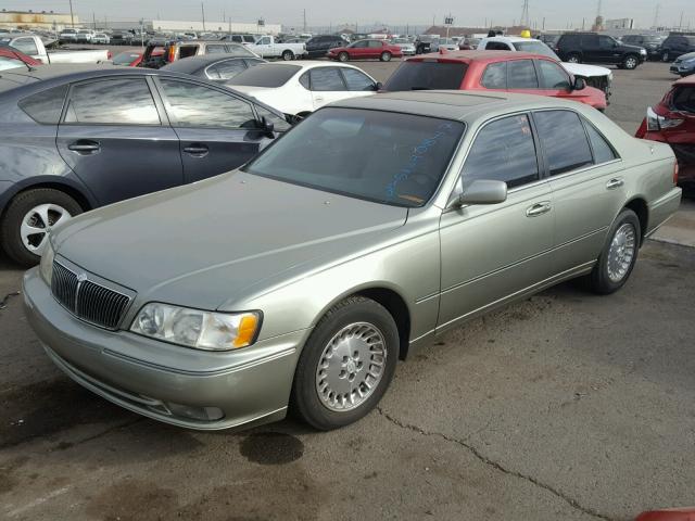 JNKBY31A2YM701149 - 2000 INFINITI Q45 BASE GREEN photo 2