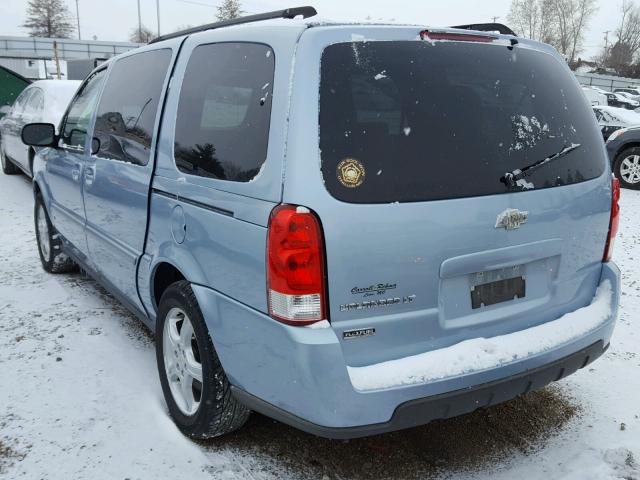 1GNDV33W07D174939 - 2007 CHEVROLET UPLANDER L BLUE photo 3