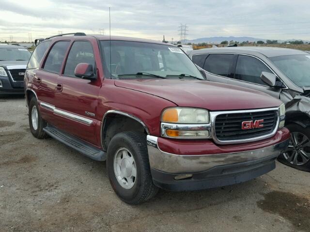 1GKEC13V05R111195 - 2005 GMC YUKON BURGUNDY photo 1