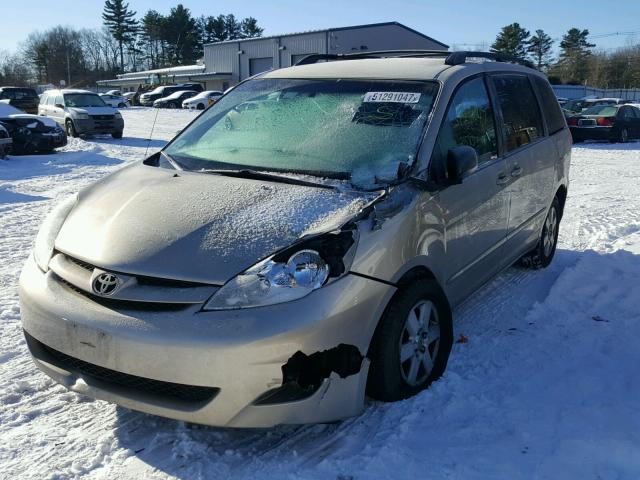 5TDZA23C56S574251 - 2006 TOYOTA SIENNA CE BEIGE photo 2