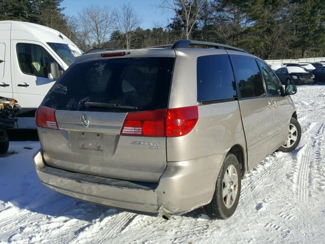 5TDZA23C56S574251 - 2006 TOYOTA SIENNA CE BEIGE photo 4