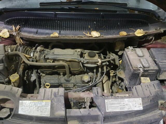 2C8GT64L04R573374 - 2004 CHRYSLER TOWN & COU BURGUNDY photo 7