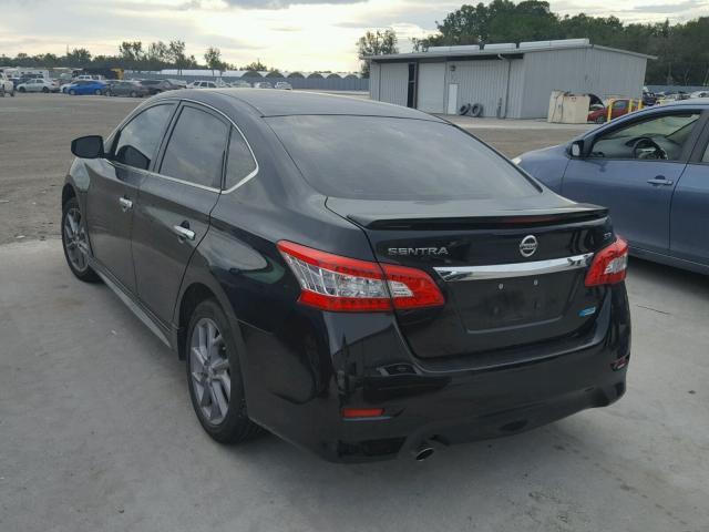 3N1AB7AP3EY279866 - 2014 NISSAN SENTRA S BLACK photo 3