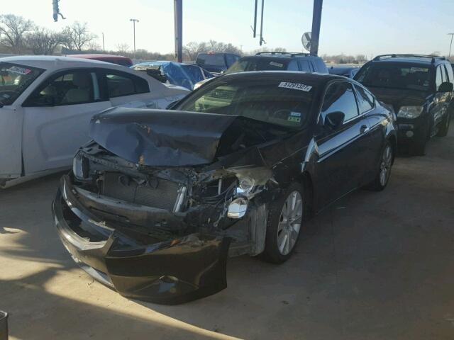 1HGCS22819A004623 - 2009 HONDA ACCORD EXL BLACK photo 2