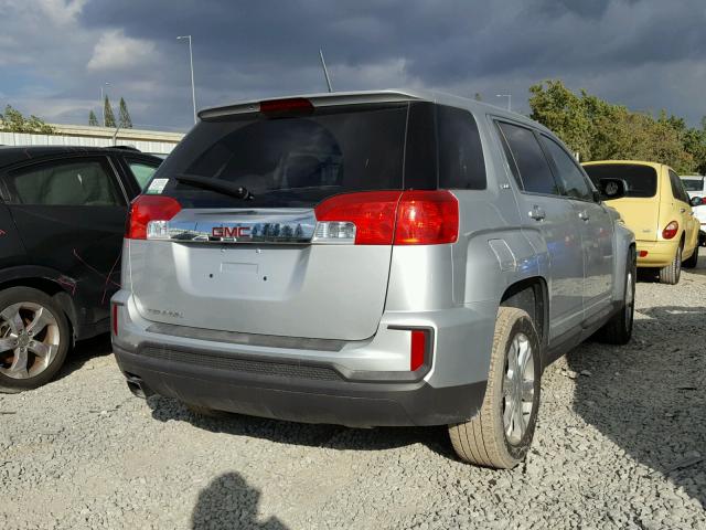 2GKALMEK9H6237686 - 2017 GMC TERRAIN SL SILVER photo 4