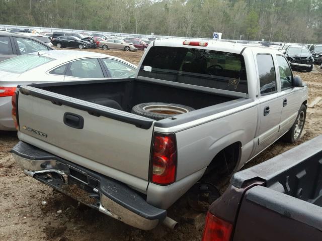 2GCEC13T961155071 - 2006 CHEVROLET SILVERADO SILVER photo 4