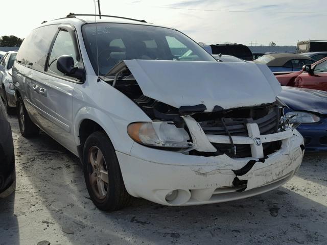 2D4GP44L15R150222 - 2005 DODGE GRAND CARA WHITE photo 1