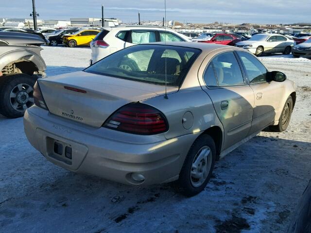 1G2NE52E25M161595 - 2005 PONTIAC GRAND AM S BEIGE photo 4