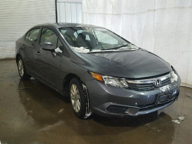 19XFB2F88CE102588 - 2012 HONDA CIVIC EX GRAY photo 1