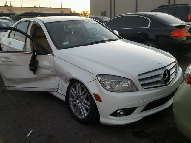 WDDGF54X99R049701 - 2009 MERCEDES-BENZ C 300 WHITE photo 1