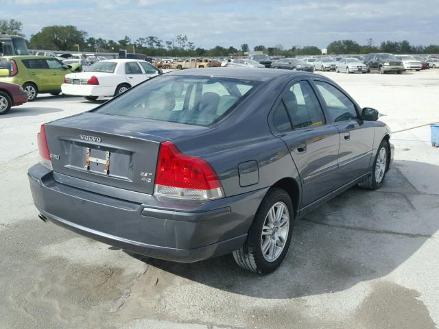 YV1RH592882672741 - 2008 VOLVO S60 2.5T GRAY photo 4