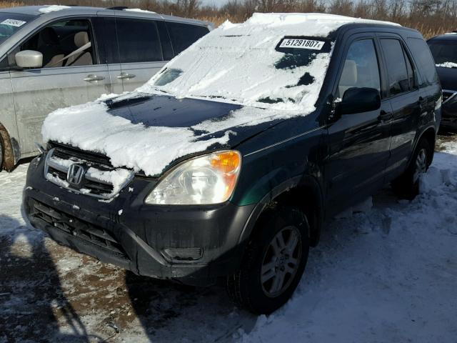 SHSRD78873U128443 - 2003 HONDA CR-V EX GREEN photo 2