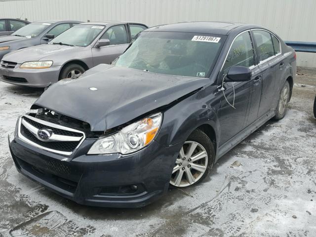 4S3BMBG60C3030654 - 2012 SUBARU LEGACY 2.5 BLUE photo 2