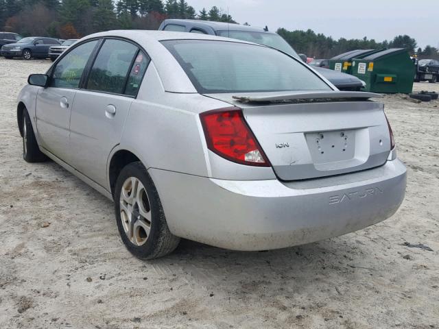 1G8AL52F33Z170096 - 2003 SATURN ION LEVEL SILVER photo 3
