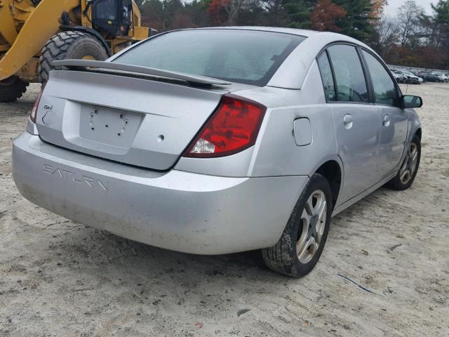 1G8AL52F33Z170096 - 2003 SATURN ION LEVEL SILVER photo 4