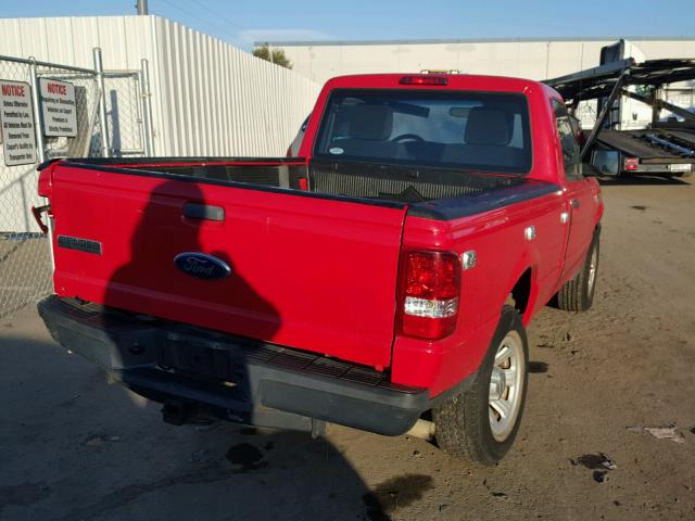 1FTKR1ADXBPA28257 - 2011 FORD RANGER RED photo 4