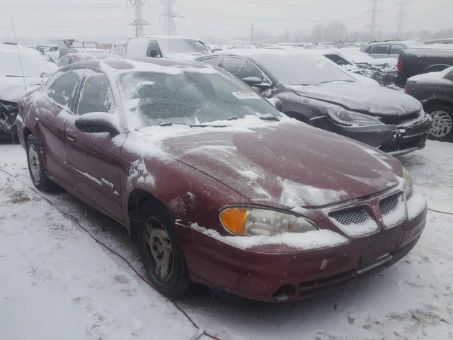 1G2NE52F33C102597 - 2003 PONTIAC GRAND AM S BURGUNDY photo 1
