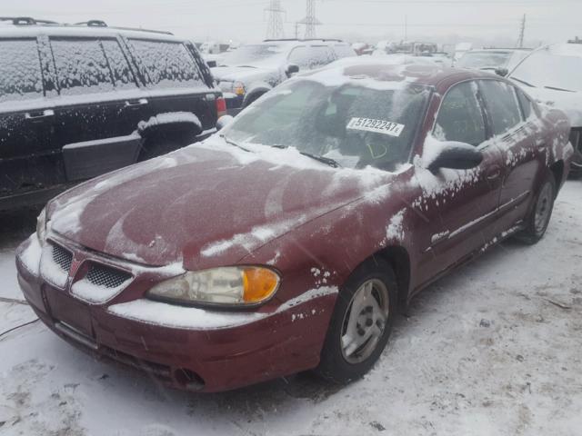 1G2NE52F33C102597 - 2003 PONTIAC GRAND AM S BURGUNDY photo 2