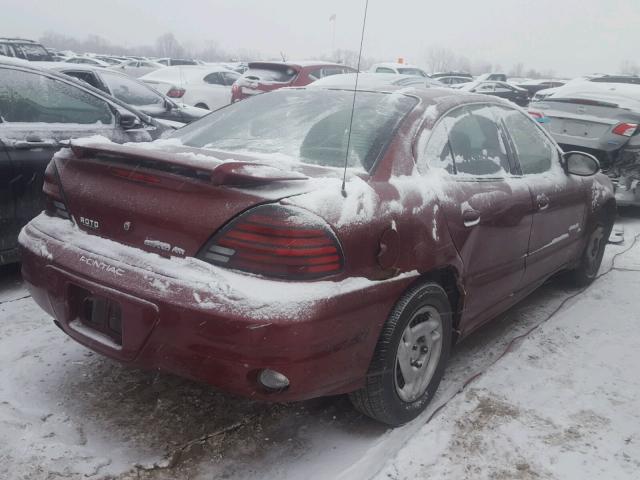 1G2NE52F33C102597 - 2003 PONTIAC GRAND AM S BURGUNDY photo 4