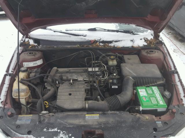 1G2NE52F33C102597 - 2003 PONTIAC GRAND AM S BURGUNDY photo 7