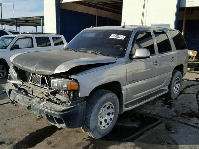 1GKEK63U04J130656 - 2004 GMC YUKON DENA GRAY photo 2