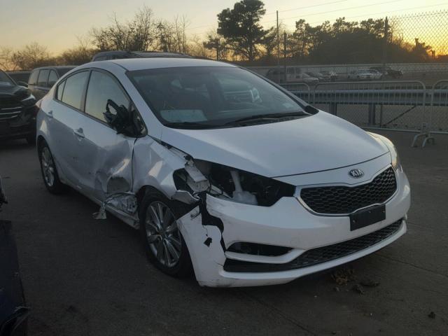 KNAFX4A64G5446484 - 2016 KIA FORTE LX WHITE photo 1