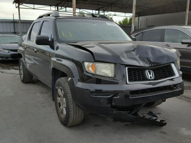 2HJYK163X7H535374 - 2007 HONDA RIDGELINE BLACK photo 1