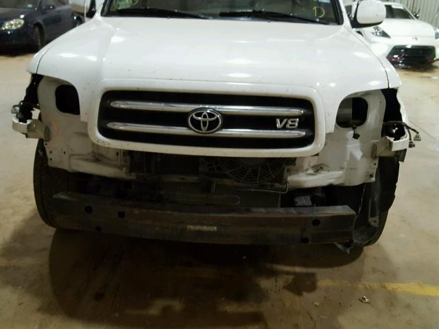 5TDZT38A92S082694 - 2002 TOYOTA SEQUOIA LI WHITE photo 9